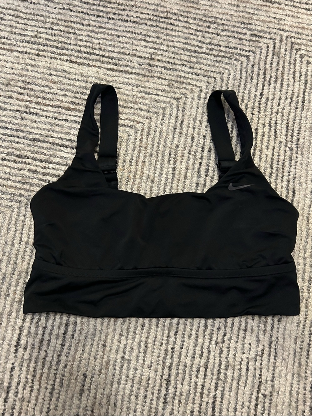 Nike Women's Midini Bikini Swim Top Black Size Medium